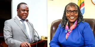 Juma Mukhwana and Regina Ombam