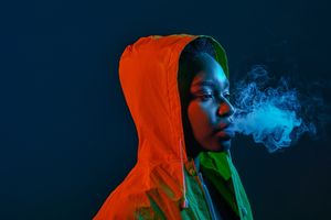 girl smoking