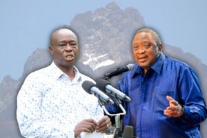 Rigathi Gachagua and Uhuru Kenyatta