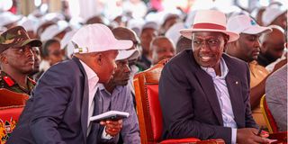 William Ruto and Kithure Kindiki