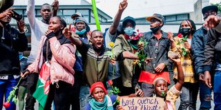 Protesters