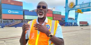 Lamu Port General Manager, Eng Vincent Sidai
